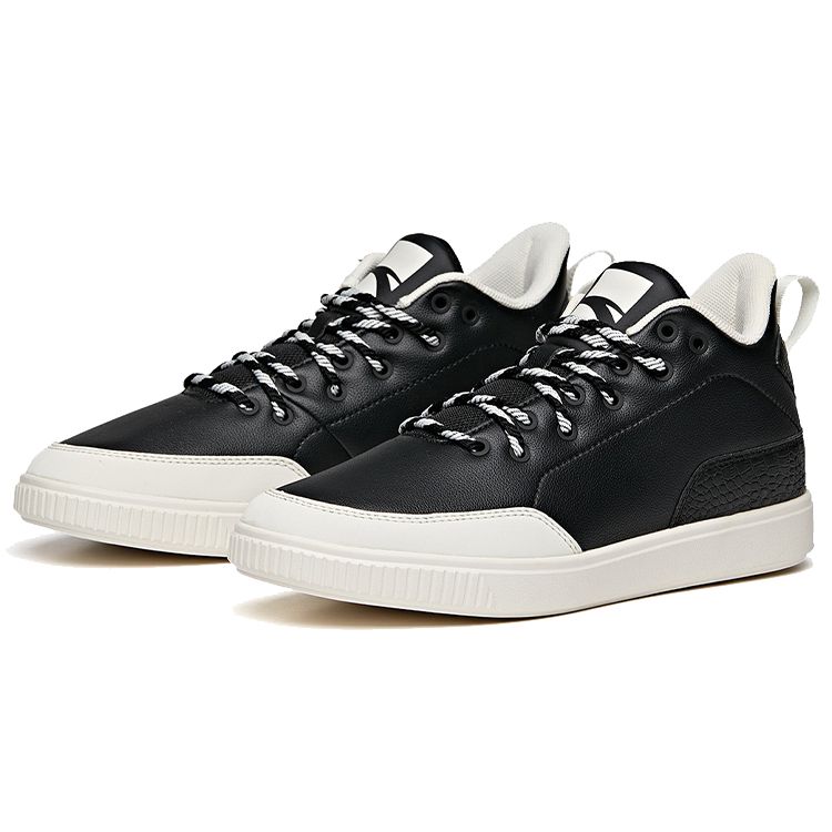 Anta Comfortable Versatile Low-Top Sneakers Women sneakers Black White 12948063-1