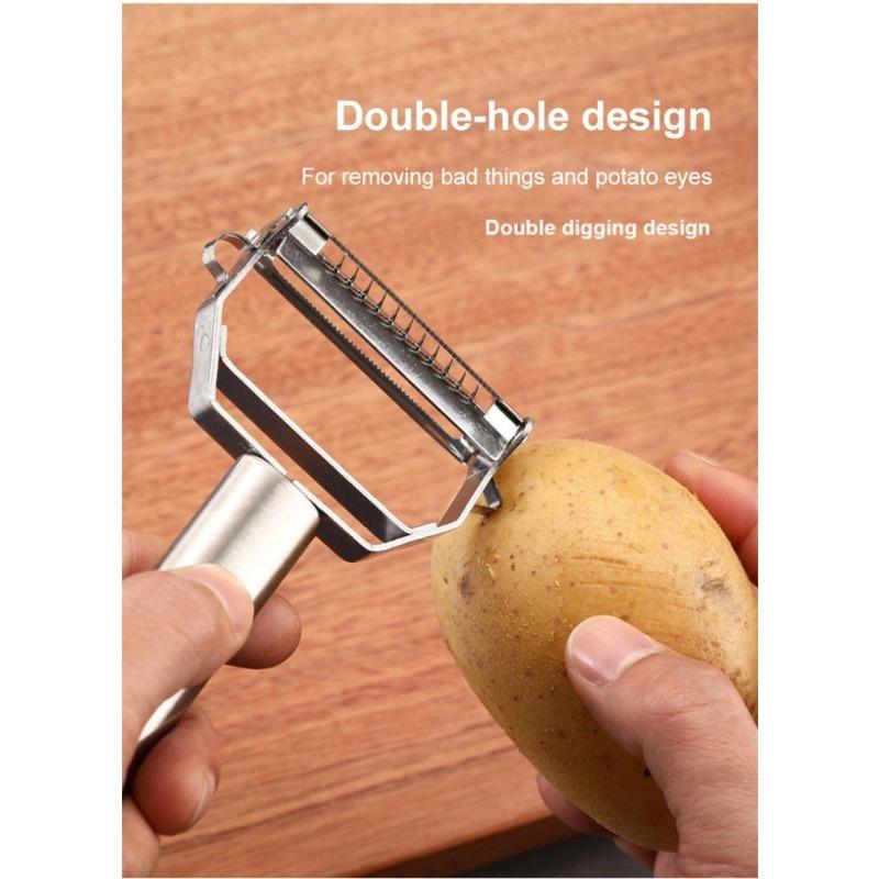 High Quality Stainless Steel Potato Cucumber Carrot Grater Julienne Peeler Vegetables Fruit Peeler Vegetable Slicer,Cooking Tools,for The Kitchen
