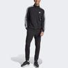 Adidas Basic 3-Stripes Fleece Track Suit Men Tracksuit Black IJ6067