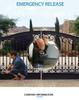 Small Automatic Double Swing Gate Opener for Villa Courtyard