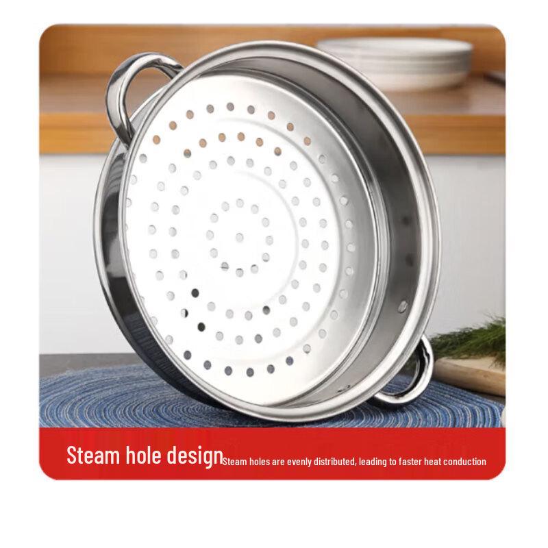 3-Layer Stainless Steel Steamer Hot Pot