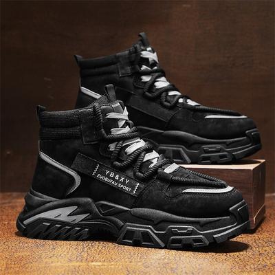 Autumn High-top British Style Retro Board Shoes Outdoor Mountaineering Sports Platform Heightening Martin Shoes