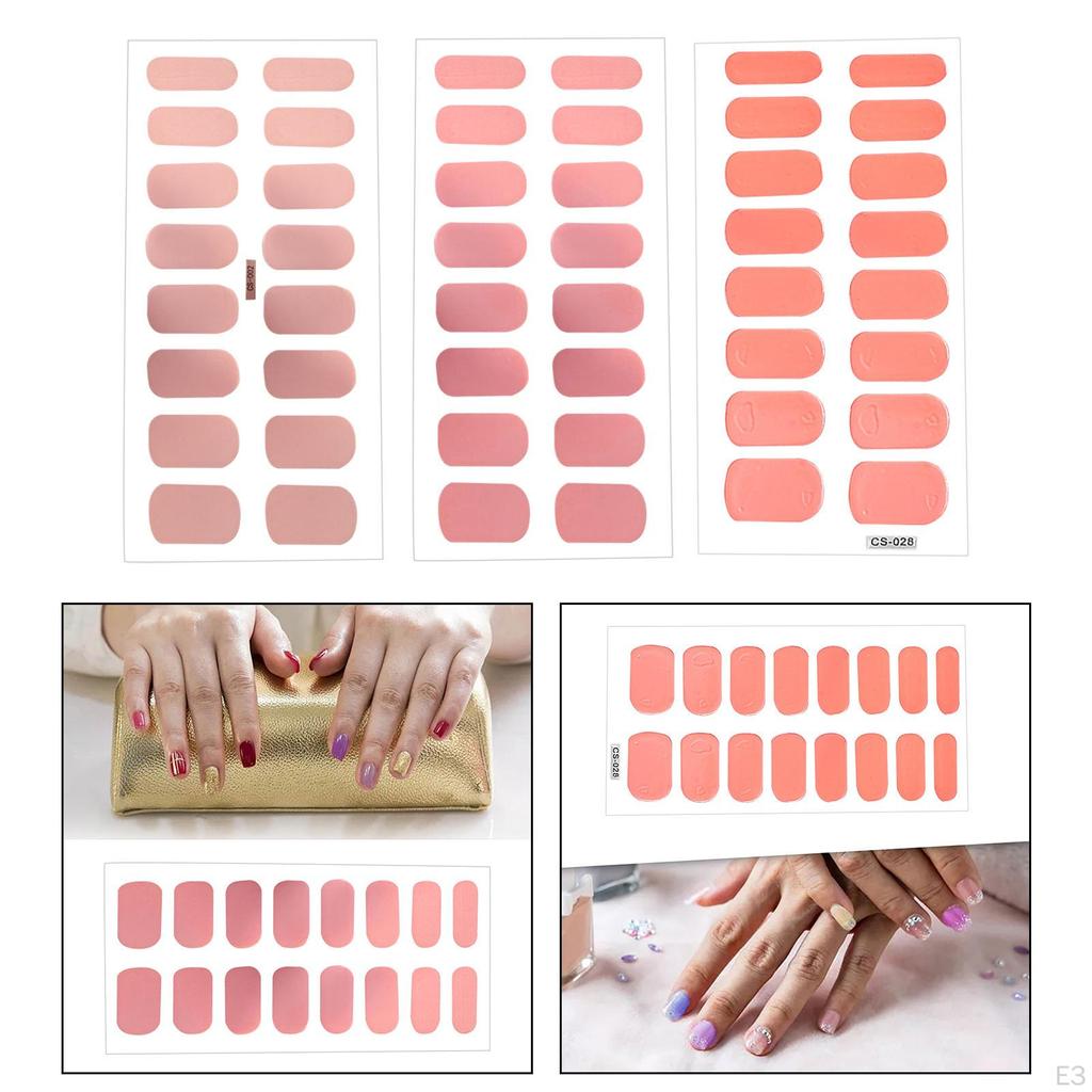Nail Decals Stickers Fashionable Toe Polish Decor DIY Easy Apply Art
