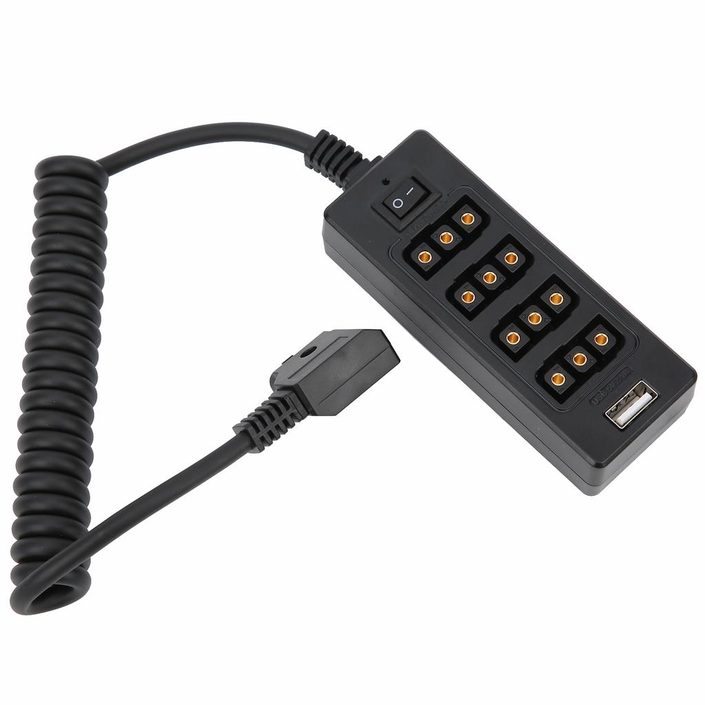DTAP Stecker auf 4-Port DTAP Buchse Hub Stromkabel Splitter für VLock Kameraakku