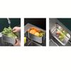 304 Stainless Steel Triangular Drain Rack For Kitchen Sink, Used For Draining Leftover Food And Vegetables, And For Storing Items In The Sink