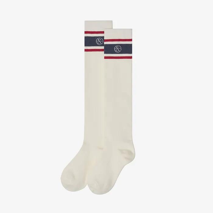 Daily striped knee socks
