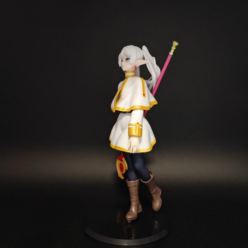 Latest Frieren Beyond Journey'S End Anime Figure Elf Girls Collectible Model Featuring Magic Staff Playthings Desktop Decoration Ornament Gifts