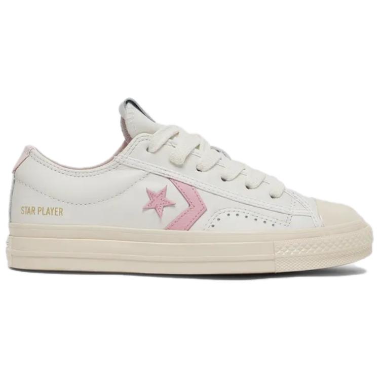 Converse Star Player 76 Low Vintage White Pink Unisex Sneakers Cream A11590C
