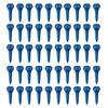 50Pcs Plastic Golf Tees for Irons Hybrids Par Threes Low Profile Woods And The Driving Range Short Golfing Tees for Lower Friction And Longer Distance