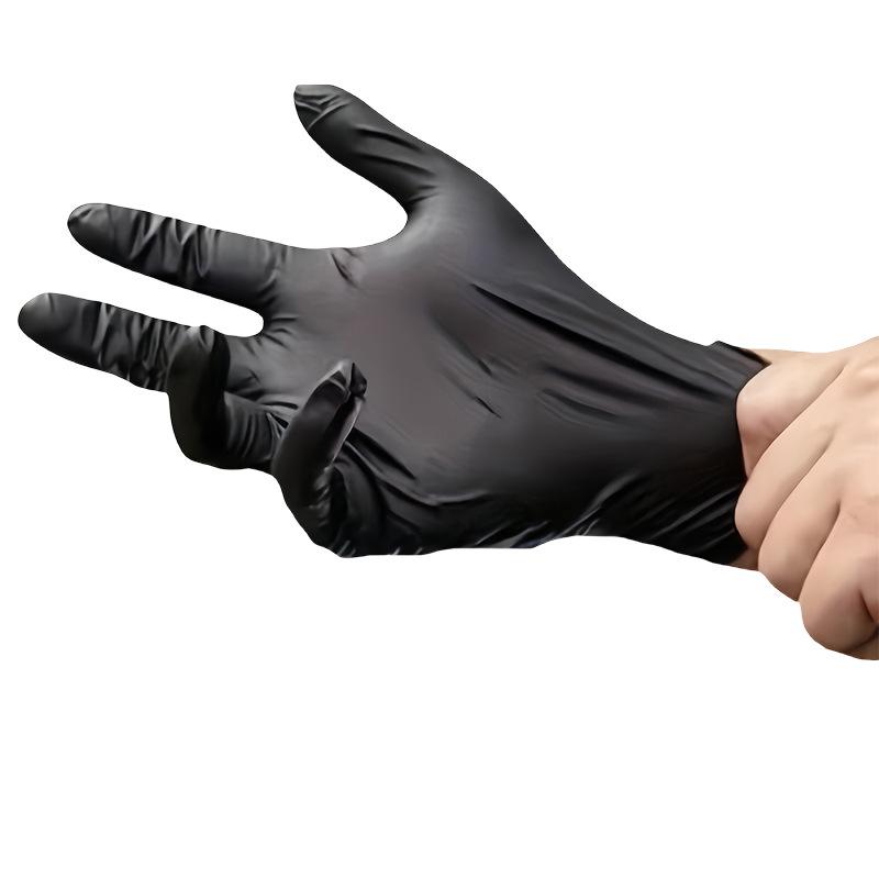100-1 Disposable Nitrile Gloves -Waterproof, Durable, Lightweight, Suitable for Home Cleaning, Hair Dye Applications - Multifunctional Cleaning Gloves