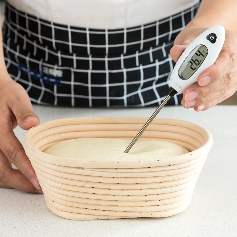 Fabekit Stainless Steel Probe Digital Food Thermometer: For Water, Milk & Oil Temperature Measurement