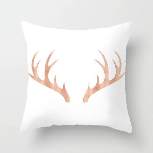 Pink Marble Geometric Series Pillowcase Home Fabric Craft Sofa Back Cushion Cushion Cover Living Room Pillow