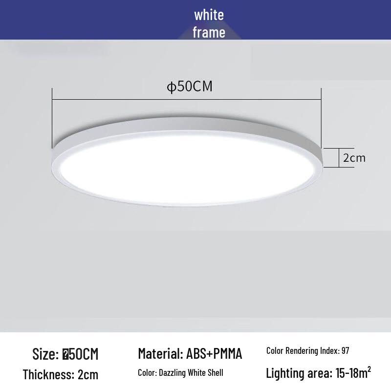 Liangtu Full-Spectrum Ultra-Thin LED Ceiling Light