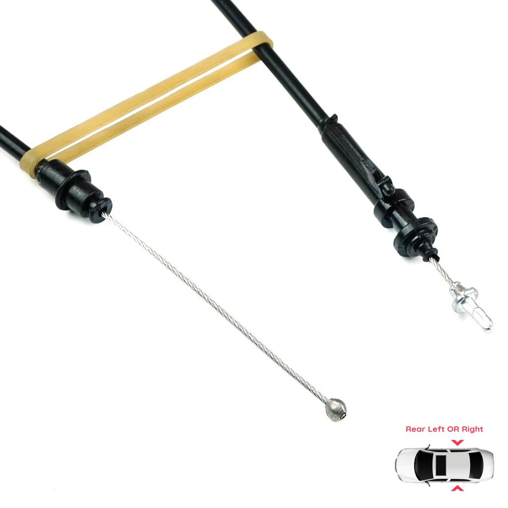 EDP665 Système de verrouillage de déverrouillage de porte extérieure Loquet Câble Bowden Porte arrière pour VW Passat B6 B7 2005-2015 CC 3C0837017B