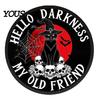 Halloween Themed Party Decor LED Glowing Hanging Decor, Acrylic Window Ornament with Light, Spooky High-quality Signage Sign for Door Wall Haunted