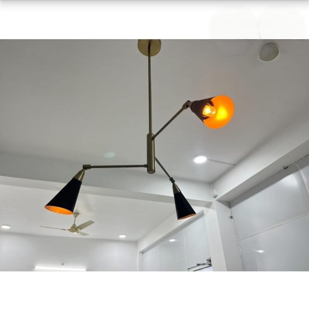 Mid Century 1950 Chandelier Lights Fixture Semi Flush Lights Pendant Light