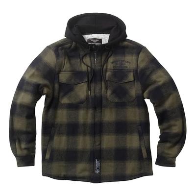 West Coast Choppers Hell Bent Flannel Hoodie