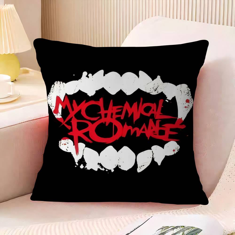 Band M-My C-Chemical R-Romance Pillow Anime Pillow Sofa Bed Head Pillow Cover Cushion Cover 45x45 Cm Fashion
