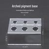 Disposable Microblading Pigment Ring Cups for Eyebrow, Eyeliner, and Eyelash Extensions - 100 Pieces