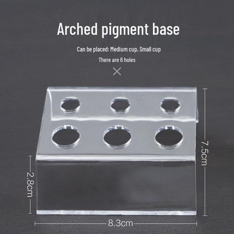 Disposable Microblading Pigment Ring Cups for Eyebrow, Eyeliner, and Eyelash Extensions - 100 Pieces
