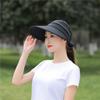 Beach Ladies Cycilng Big Brim Travel Empty Top Removable Sun Hat Women Cap Bucket Hat Fisherman Hat