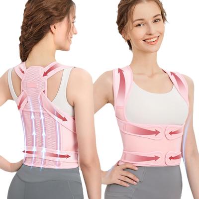 Corrector de postura de espalda, almohadilla lumbar, soporte de cintura, correas de soporte para jorobado, soporte de espalda para adultos