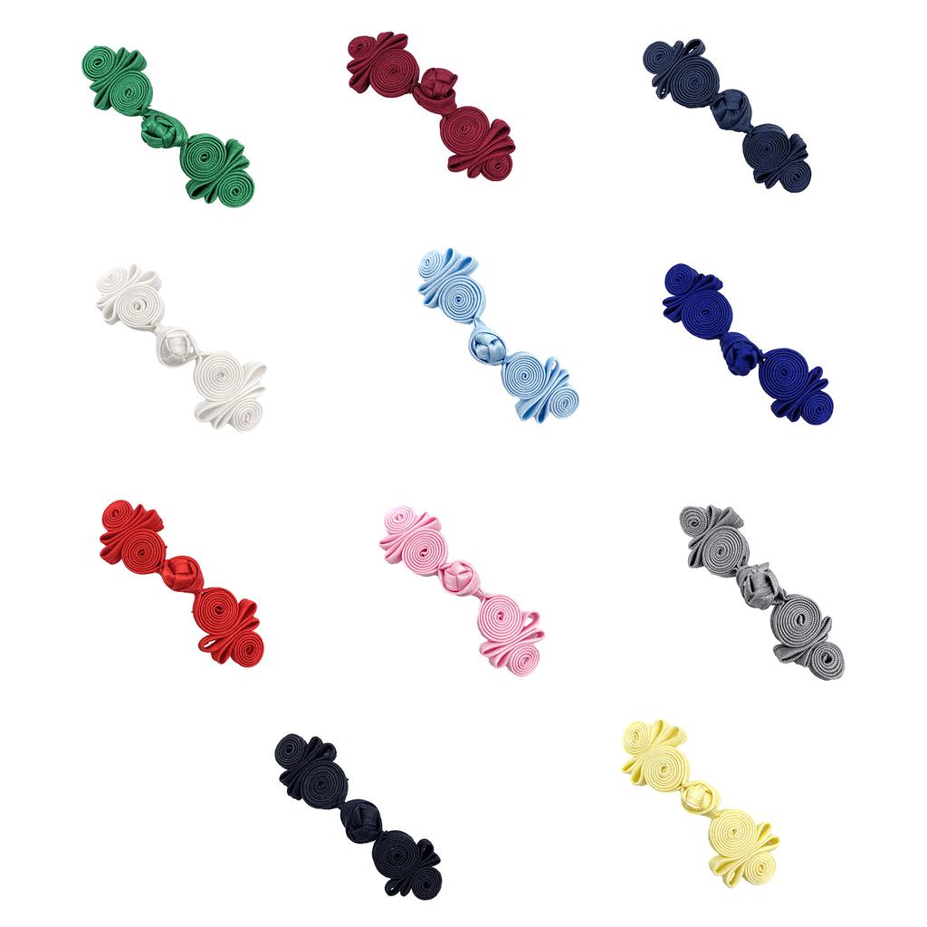 Vier Blätter Kürbisform Chinesischer Cheongsam Knotenverschluss Bandverschluss Kostüm Tang Hemd Anzug DIY Nähen Handwerk