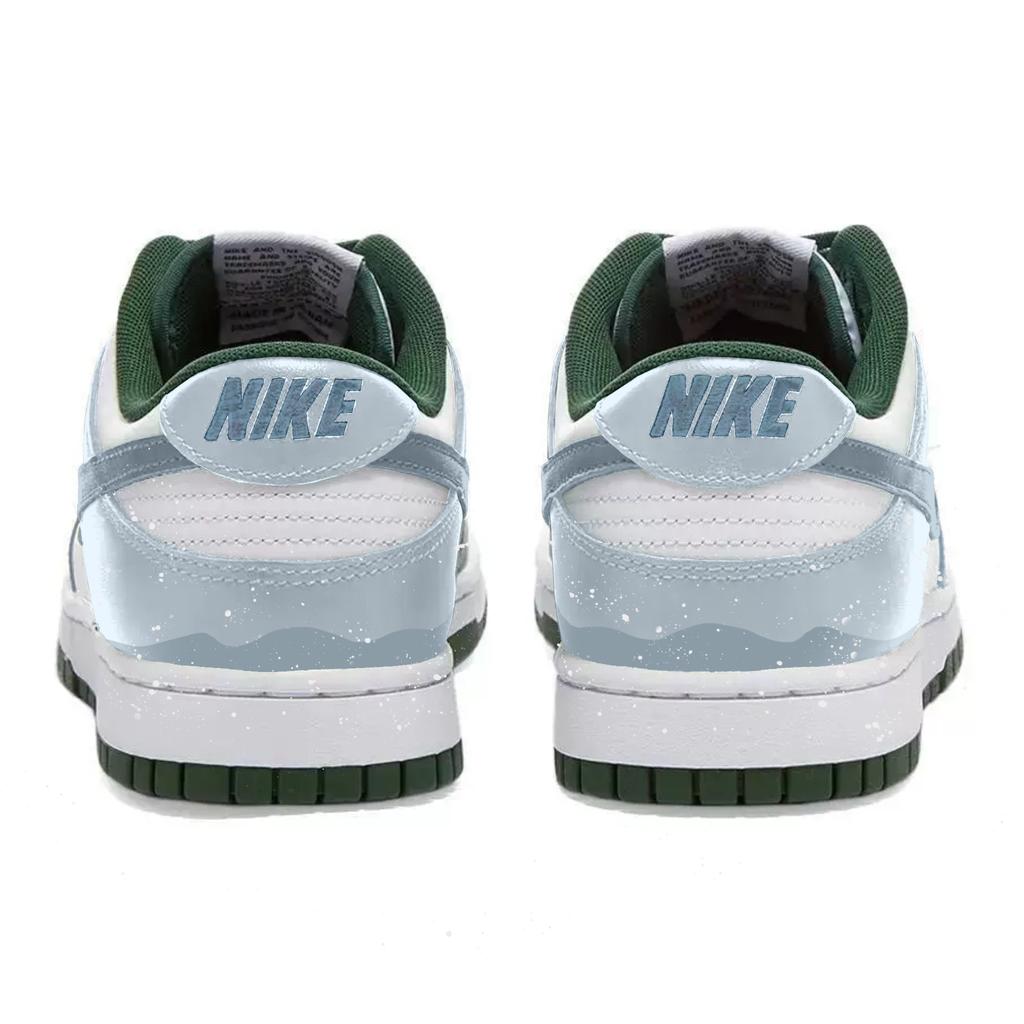Nike Dunk Light Blue Love White Slip Resistant Low Top Skateboard Shoes Unisex White Blue DD1391-101(Team392-)