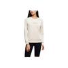 Anta Training Series Letter Round Neck Pullover Sports Long Sleeve Sweatshirt Women Sweatshirt Triumphant-Gray 162447740-2