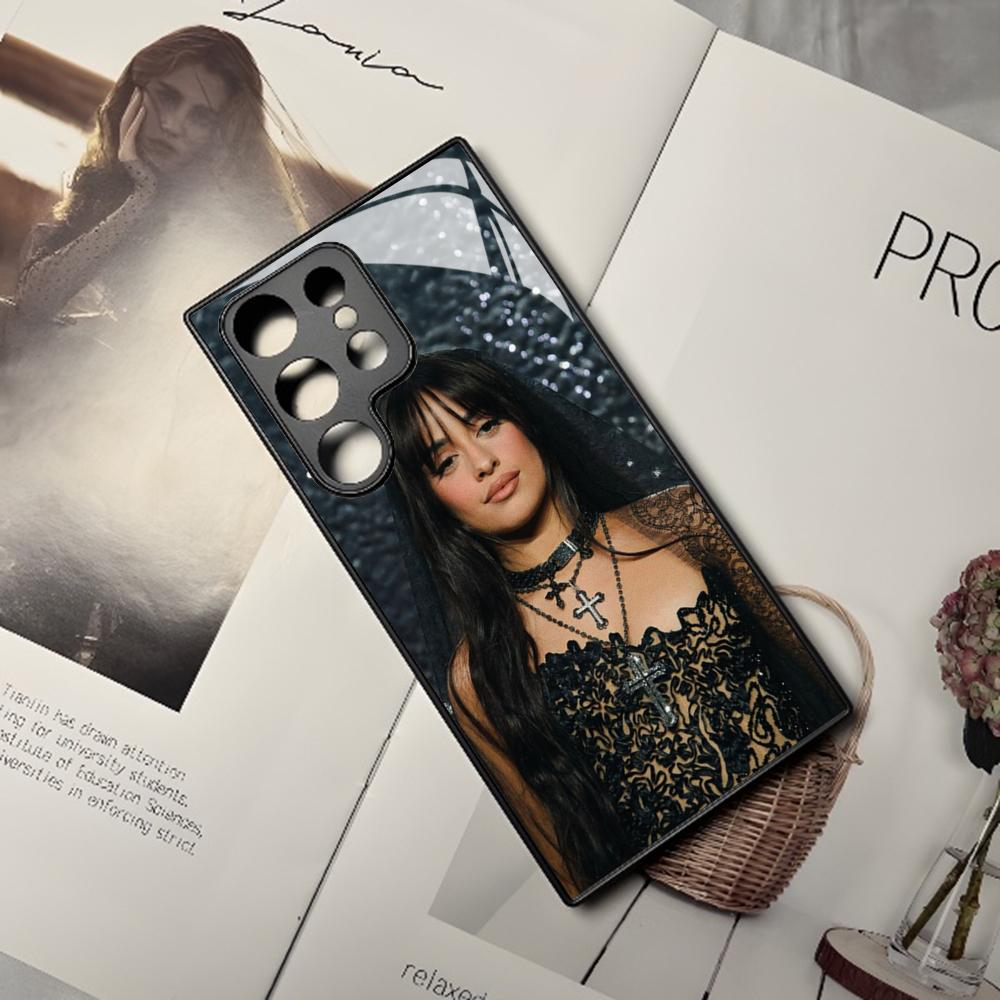 C-Camila C-Cabello Cxoxo Handyhülle Für Samsung Galaxy S26 S25 S24 S23 S22 S20 S21 Edge Ultra Plus Fe Farbige Silberne Hülle