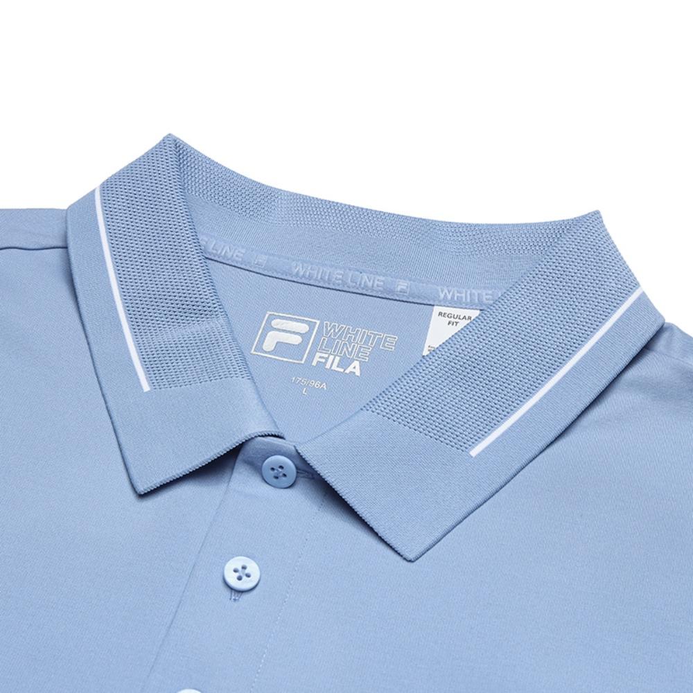 New FILA WHITE Polo Shirts Men's The Wind Is Blue F11M533106F-BU