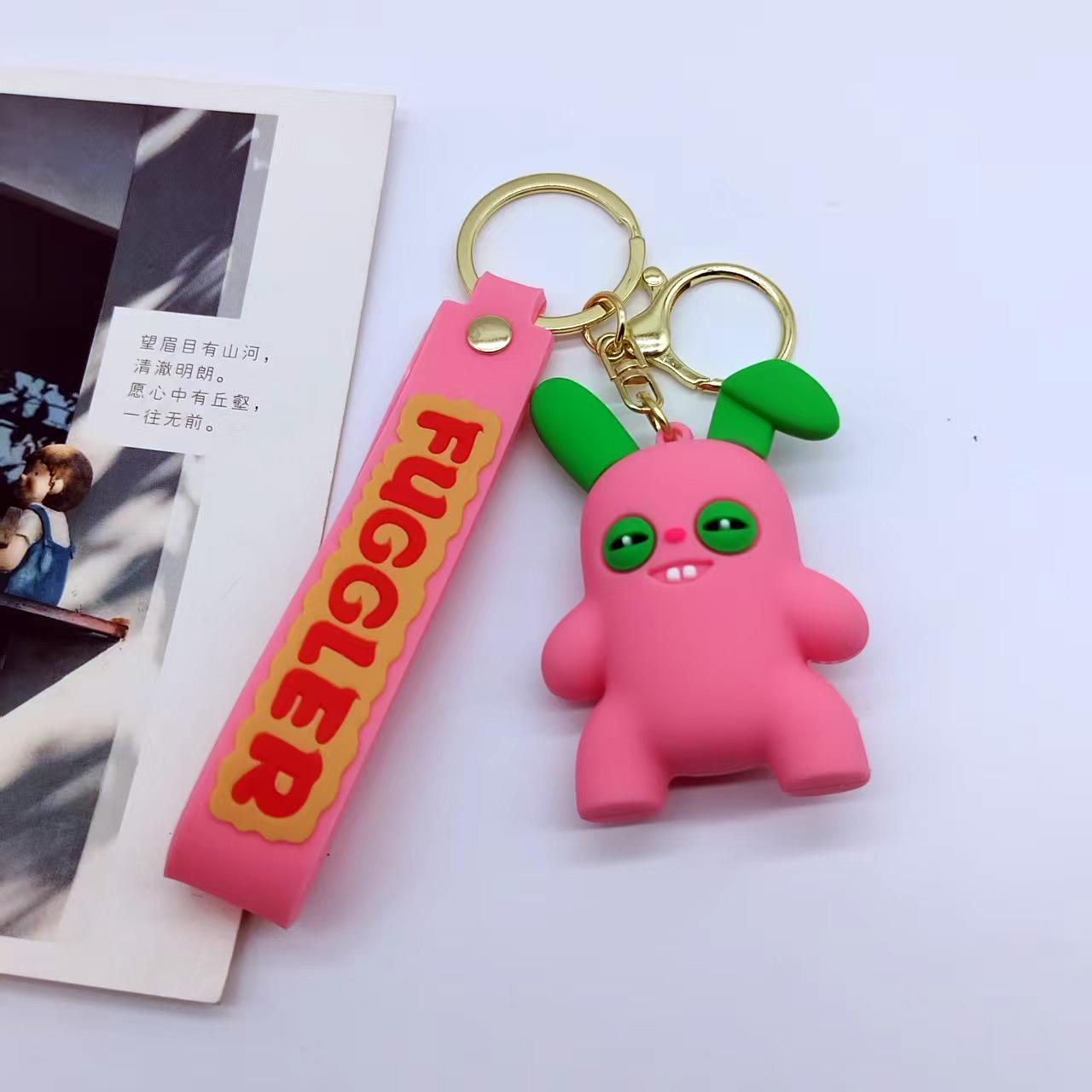 

New FUGGLER Cute Tooth Monster Keychain Tooth Monster Series Doll Funk Tooth Treasure Small Doll Kawaii Cute Personalized Gifts