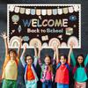 Welcome Bulletin Board Decorations Back to School Boho Classroom Decoration Boho Rainbow Welcome Back Bulletin Board Set Cutouts for School Office