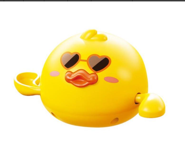 Wind-Up Bath Toys: Yellow Duck & Turtle Clownfish for Kids