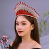 Luxury Zinc Zinc Alloy Princess Crown Elegant Rhinestone Diadem Bridal Headwear  Photography Props