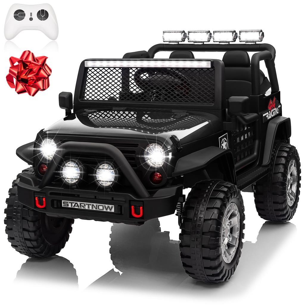 Joyracer 24V Ride On Toys Truck with Remote Control, 2 Seater 800W 9AH Powered Ride On Electric Car, Bluetooth MP3 Music, 4 Whee