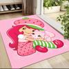 1Pc Strawberry Shortcake Dreamscape Carpet Rug Customizable Soft Washable Antislip Home Living Room Sofa Mats Personalized Rug 0917253