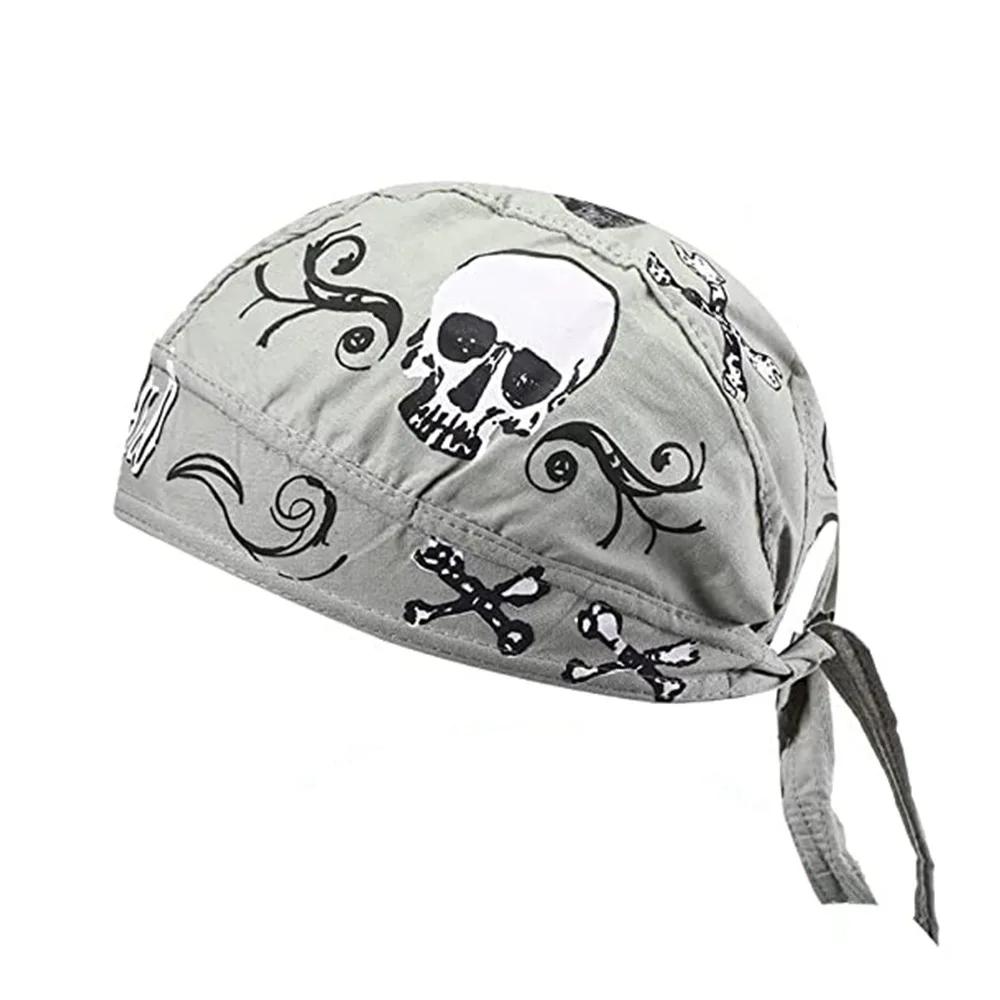1 ks Cyklistická lebka Pirátská čepice Pásek na hlavu Bandana Pokrývka hlavy Prodyšná vložka do helmy Proti pocení UV Sportovní čelenka Šátek pro muže a ženy