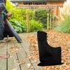 Leaf Blower Storage Bag Waterproof 420D Oxford Cloth Leaf Blower Vacuum Zippered Bottom Dump Bag for Ultra Blower Rake