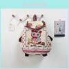 Owl Canvas Backpack With Drawstring Closure For Casual Daily Use