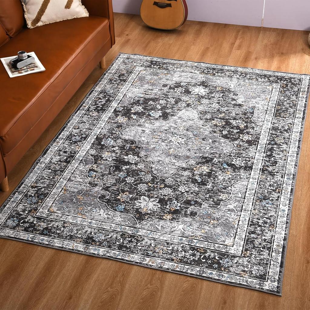 Multi Style Carpet  Modern Minimalist Anti Slip Carpet Retro Bohemian Style Living Room Bedroom Decoration Area Carpet