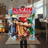 1pz Coperta in Flanella con Stampa di Alvin & The Chipmunks, Alta qualità per Tutte le Stagioni, Decorazione per la Casa, Calore e Comfort, Perfetta per Regali di Natale