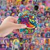 100 Y2K Style Graffiti Stickers Suitcase Skateboard Car Decoration Stickers Waterproof Creative Children's Stickers