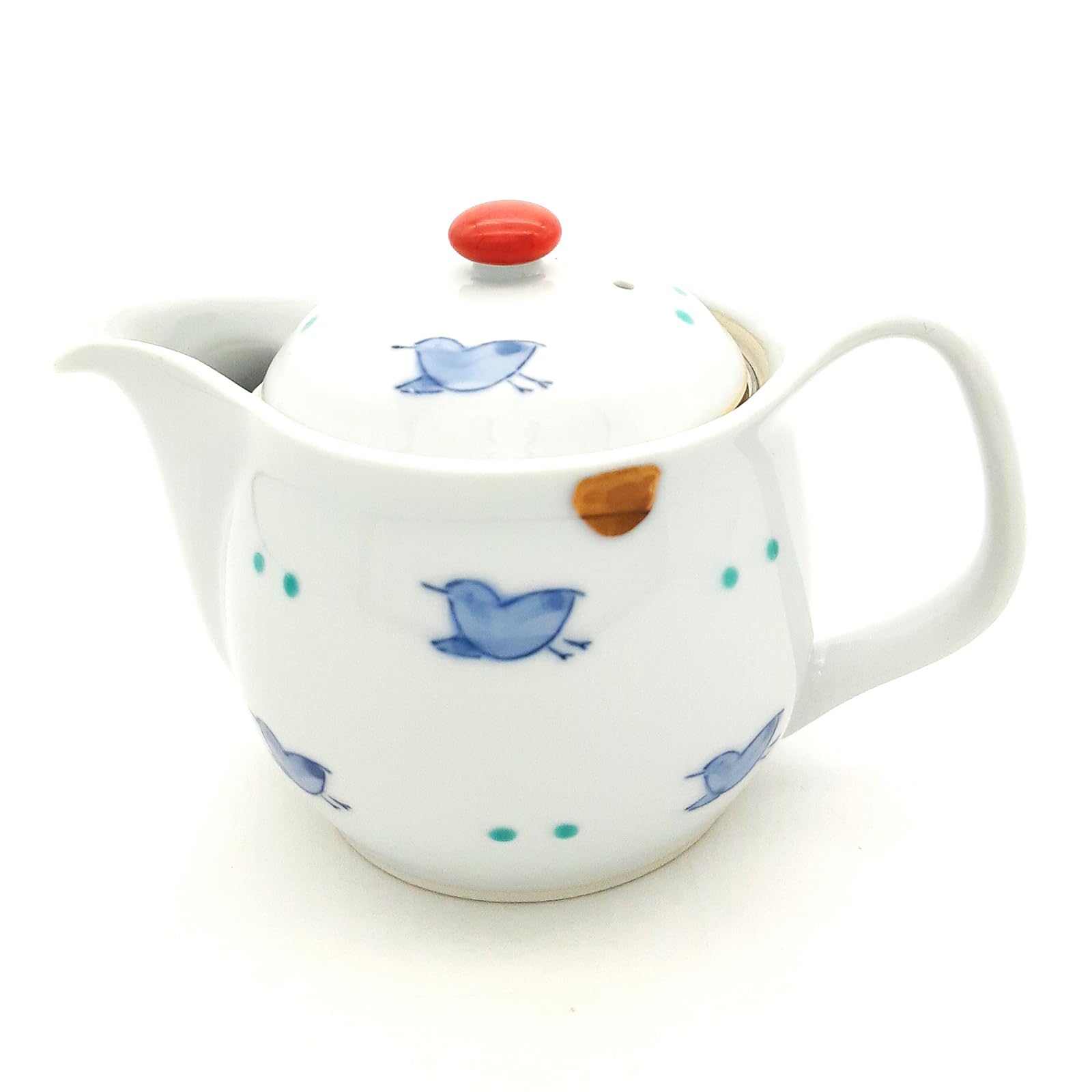 

Чайник Хасами-яки Мацуюки Птица 350 мл, Керамика, Дизайн, Синий, Прибл. белый