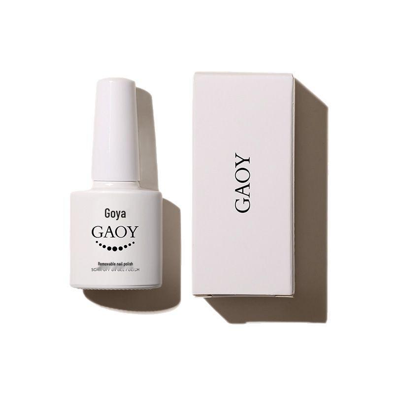 Gaoy Transparent Nude Jelly Gel Nail Polish 2025 - New Translucent Nude Color for Professional Use