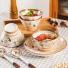 Bailian Japanese Ceramic Camellia 16-Piece Tableware Gift Set