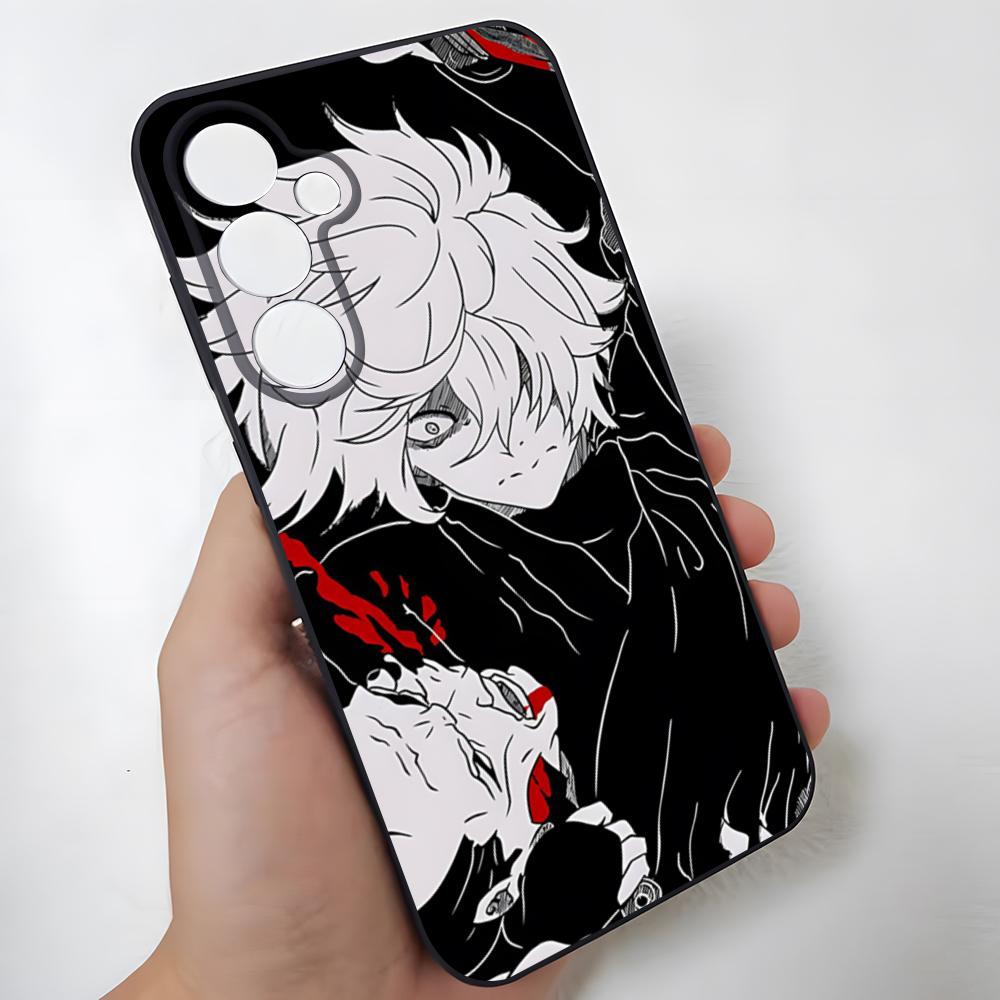 Anime Hells Paradise Phone Case For Samsung S26 Ultra S25 Edge Ultra S23 S22 S21 S20 Ultra Plus S24 Fe Glass Cover