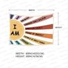 F-FUN SOUL Affirmation Tapestry 40x30inches Brave Positive Affirmations Wall Hanging Rainbow Tapestries for Office Bedroom Home Decor Dormitory