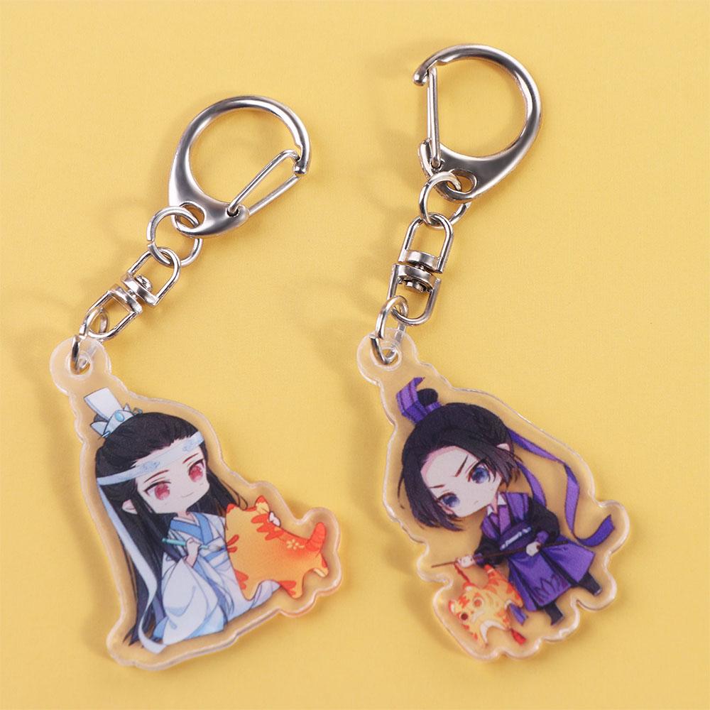 Wei Wuxian Mo Dao Zu Shi Keychain Anime Cartoon Character Acrylic Pendant Jewelry Gifts