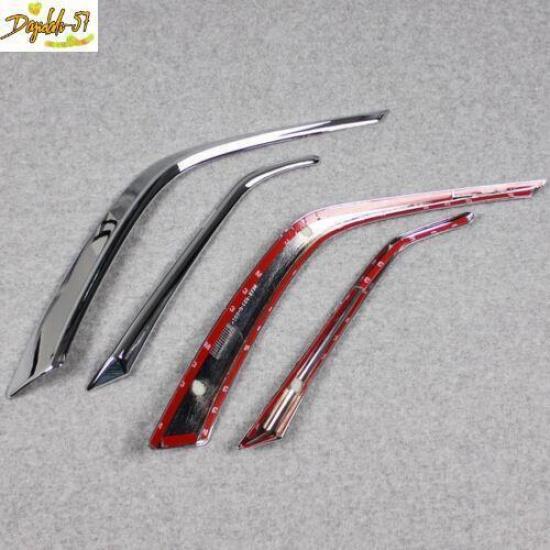 Fits For 2016- Mazda CX-3 CX3 Chrome Front Fog Light Lamp Cover Bezel Trim